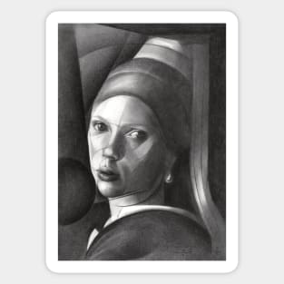 The Girl with the Pearl Earring Sticker